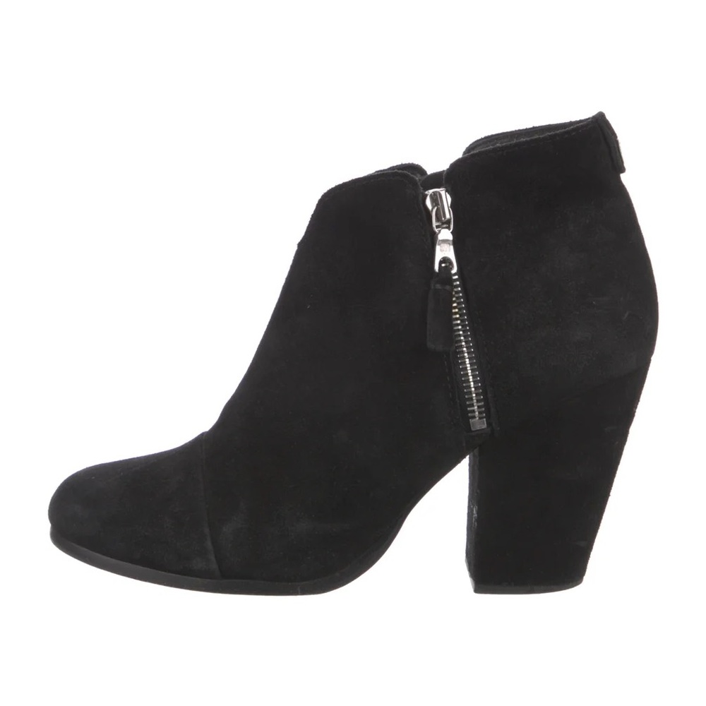 Rag & Bone black suede Margot booties - 38.5